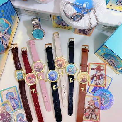 Officially Licensed Hatsune Miku Starry Moon Knight Series Watch Blind Box - Random Box or Opened & Confirmed Style