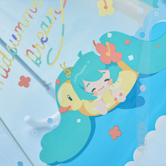 Offiziell lizenzierter transparenter Hatsune Miku-Regenschirm 
