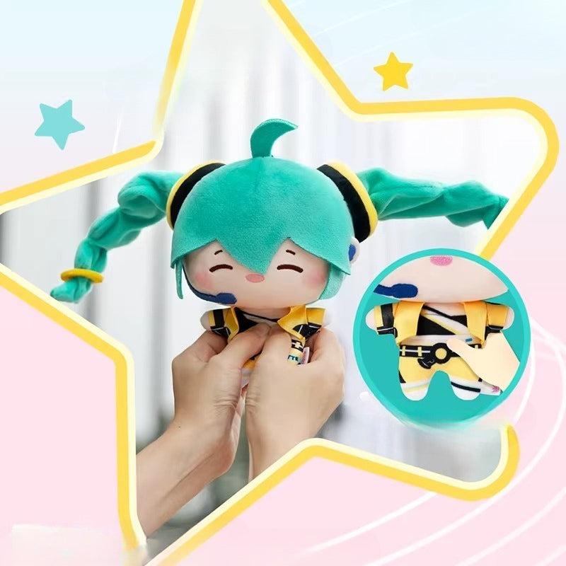 Official New Arrival LDCX VOCALOID Hatsune Miku Overjoyed L Size Plush - Singer Style