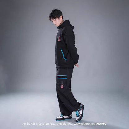 Official Hatsune Miku Neon Electronic Techwear Casual Skate Shoes for Men and Women