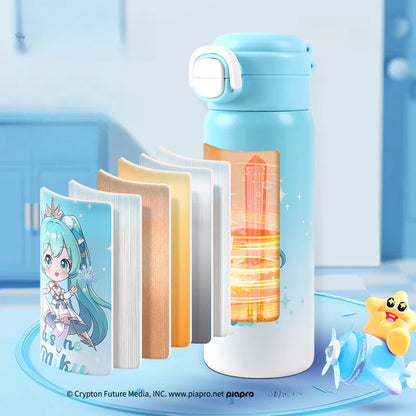 Officially Licensed Hatsune Miku Snowflake Theme Thermal Bottle