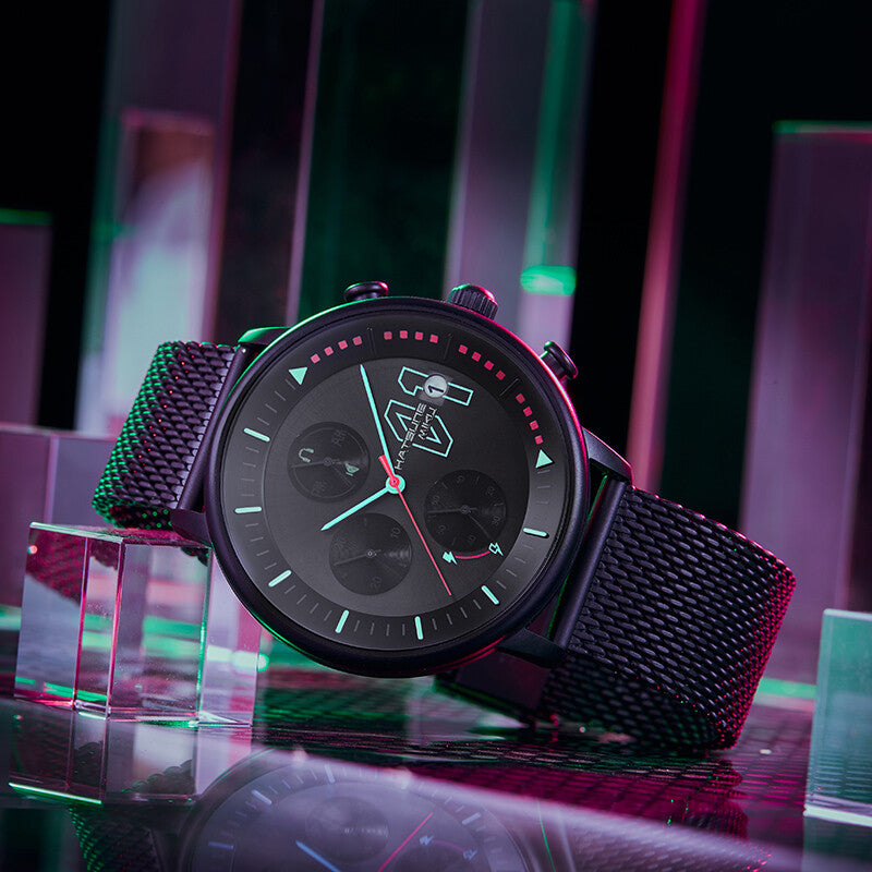 Officially Licensed Hatsune Miku Light & Shadow Concerto Solar-Powered Watch