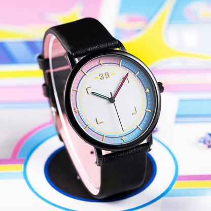 Montre Hatsune Miku Mirror Encounter &amp; Future à changement de couleur sensible à la lumière sous licence officielle