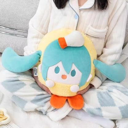 Officially Licensed Hatsune Miku 2-in-1 Plush Pillow & Blanket – Authentic Merchandise