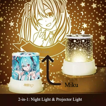 Fanmade Hatsune Miku Projection Night Light