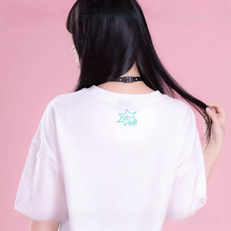 Hatsune Miku Electro-Wave Invasion Oversized Short Sleeve T-Shirt – Crew Neck