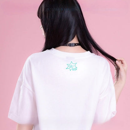 Hatsune Miku Electro-Wave Invasion Oversized Short Sleeve T-Shirt – Crew Neck