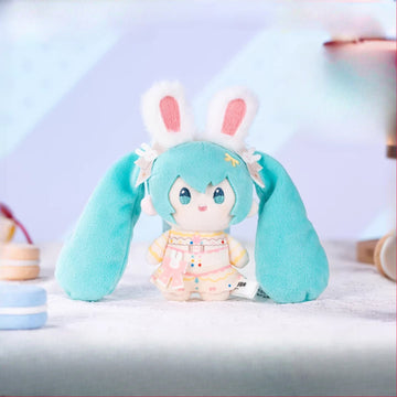 Official Hatsune Miku Sweet Dream Miku Plush Keychain, Super Cute Miku Doll Ornament, Peripheral Gift