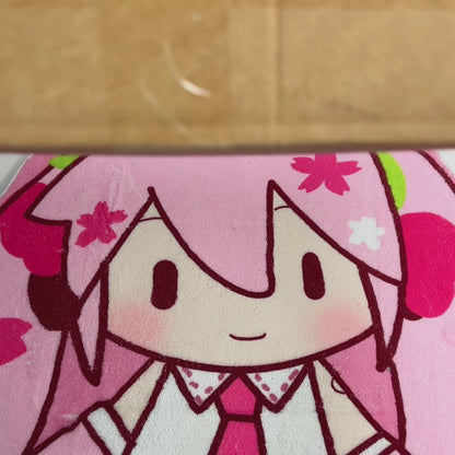 Official Licensed Hatsune Miku Synthwave Wings Sitting  – 40cm Large Plush Toy