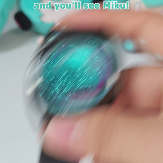 Officially Licensed Hatsune Miku Liquid Glitter Flow Watch