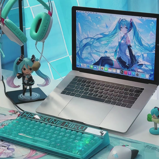 Officially Licensed Hatsune Miku 68-Key Wireless Mechanical Keyboard