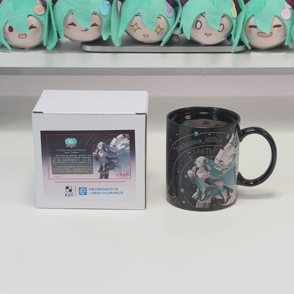 Officially Licensed Hatsune Miku 16th Anniversary Color-Changing Mug