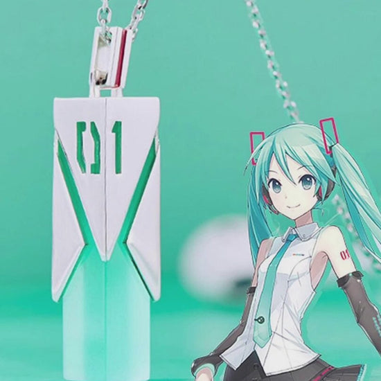 Officially Licensed Hatsune Miku Emerald Resonance Pendant