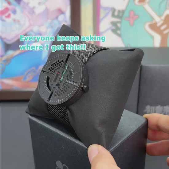 Officially Licensed Hatsune Miku Metal Sonata Waterproof Quartz Wristwatch